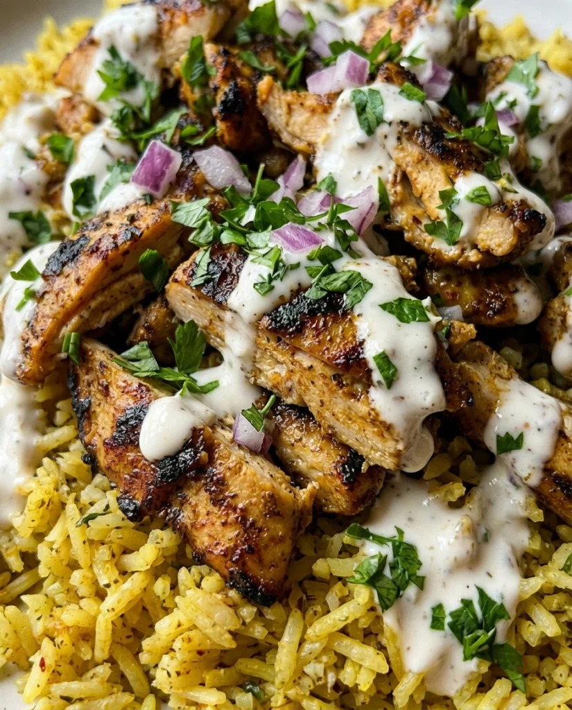Chicken Shawarma With Baked Rice