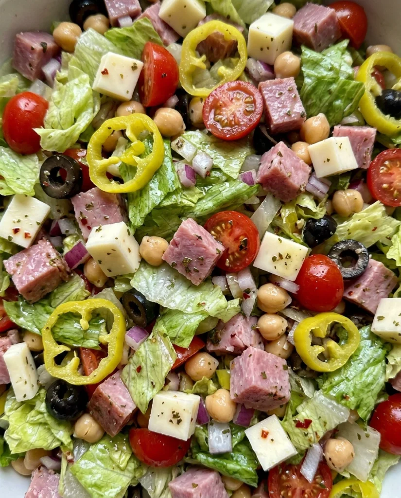 Italian Chopped Salad With Ham