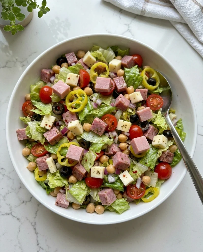 Italian Chopped Salad With Ham