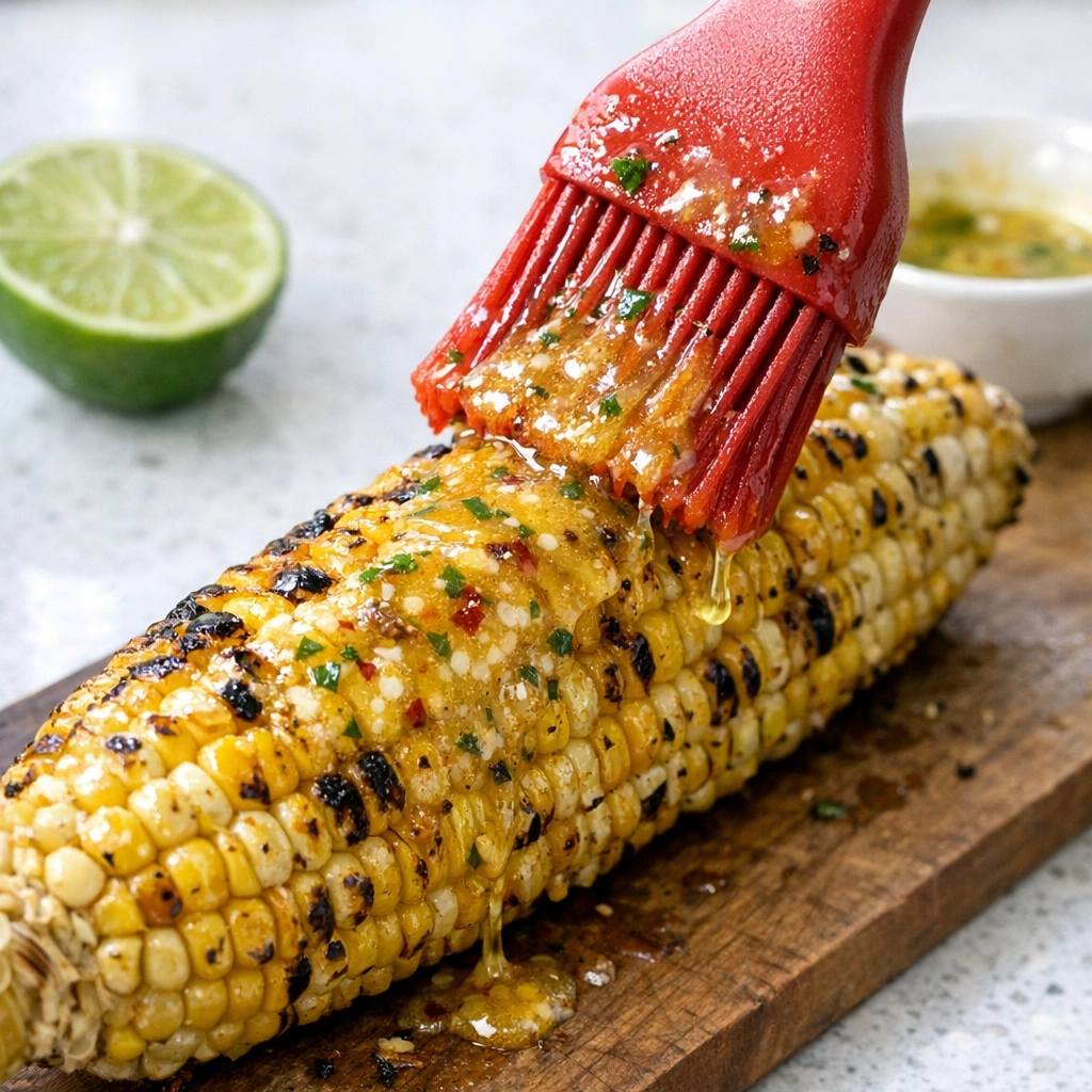 Grilled Chili Lime Corn