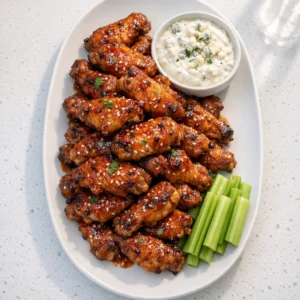 Honey Sriracha Grilled Chicken Wings