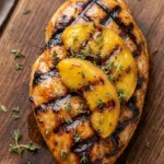Grilled Chicken With Peach Glaze