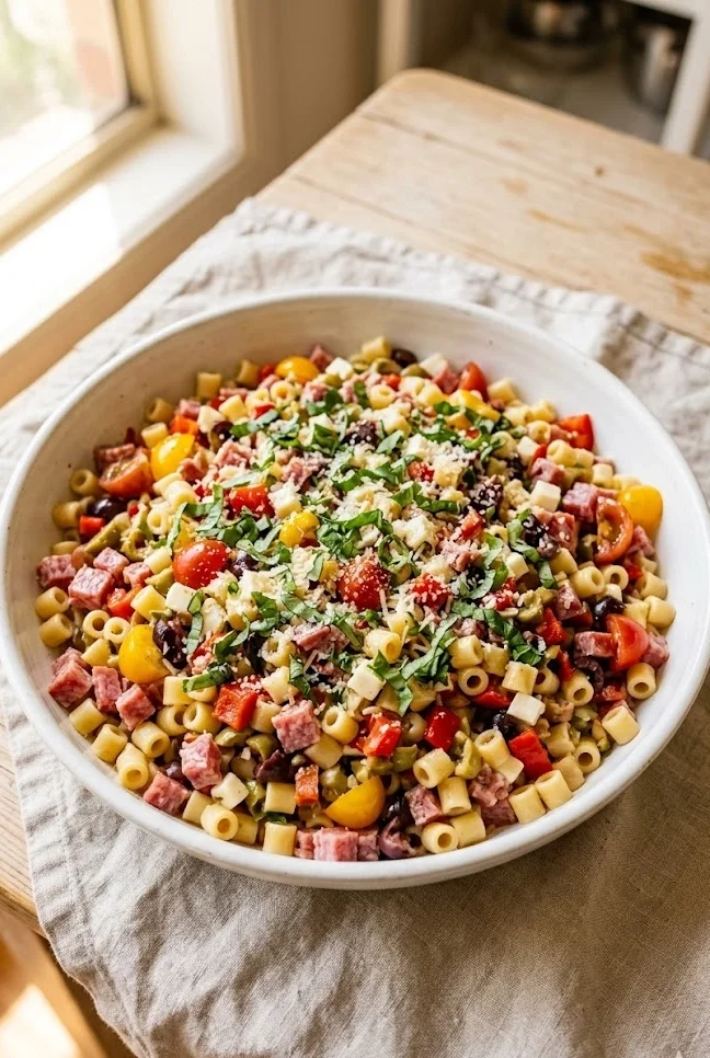 Italian Chopped Pasta Salad