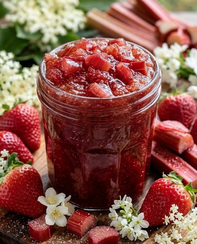 Strawberry Rhubarb Jam
