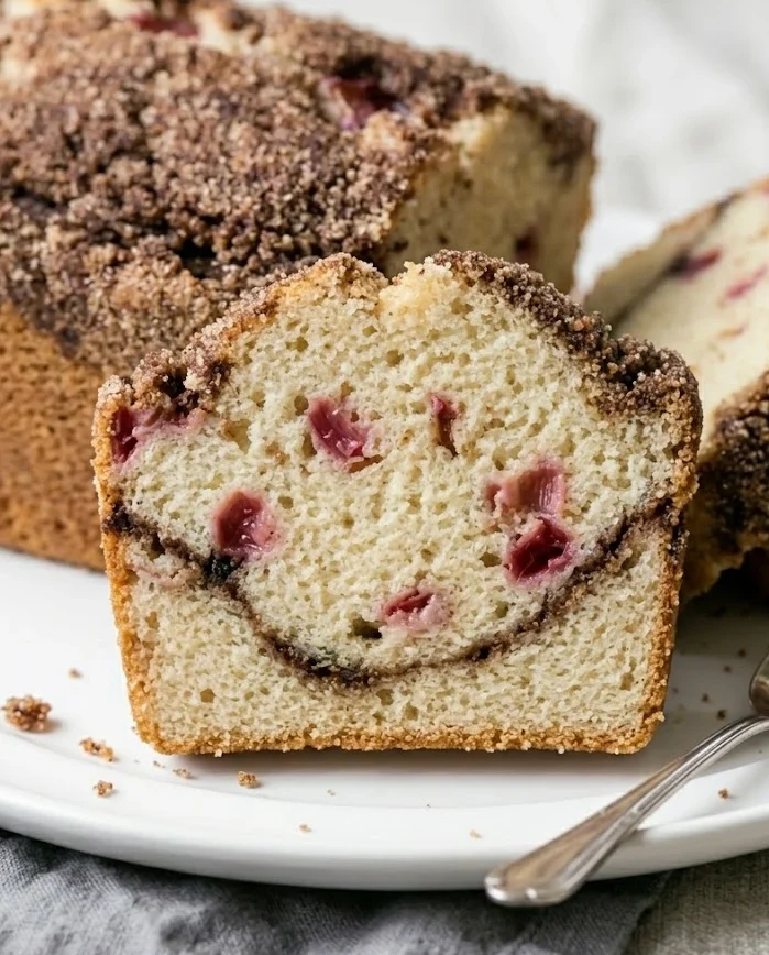 Cinnamon Swirl Rhubarb Bread