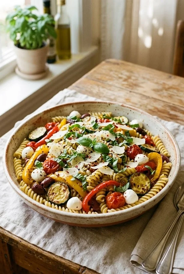 Italian Veggie Pasta Salad