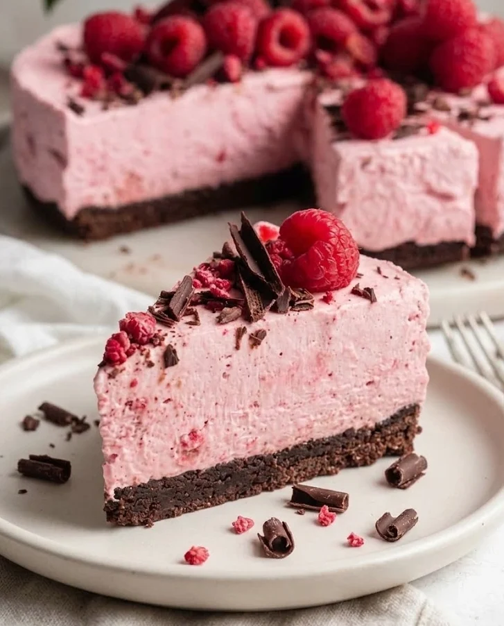 Chocolate Raspberry Mousse Cake