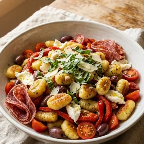 Italian Gnocchi Salad