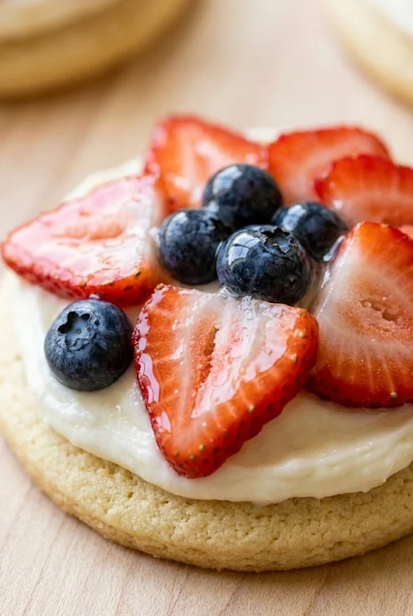 Fresh Fruit Pizza Cookies