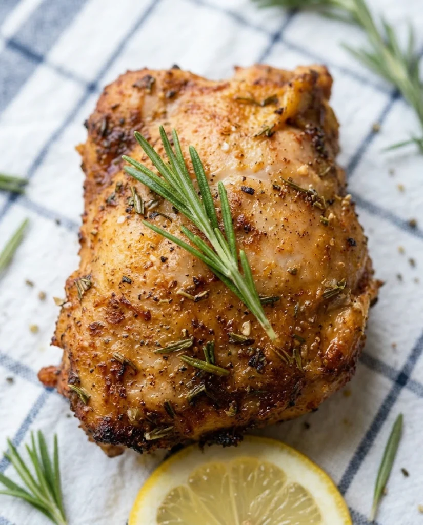 Lemon Rosemary Grilled Chicken Thighs