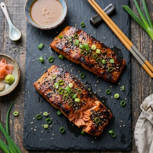Grilled Teriyaki Salmon