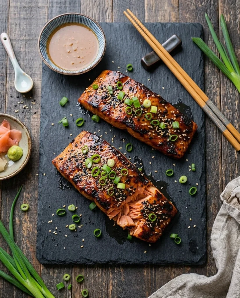 Grilled Teriyaki Salmon