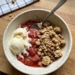 Easy Rhubarb Crisp Recipe