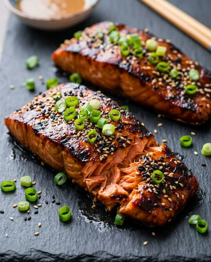 Grilled Teriyaki Salmon