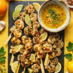 Grilled Citrus Garlic Shrimp Skewers
