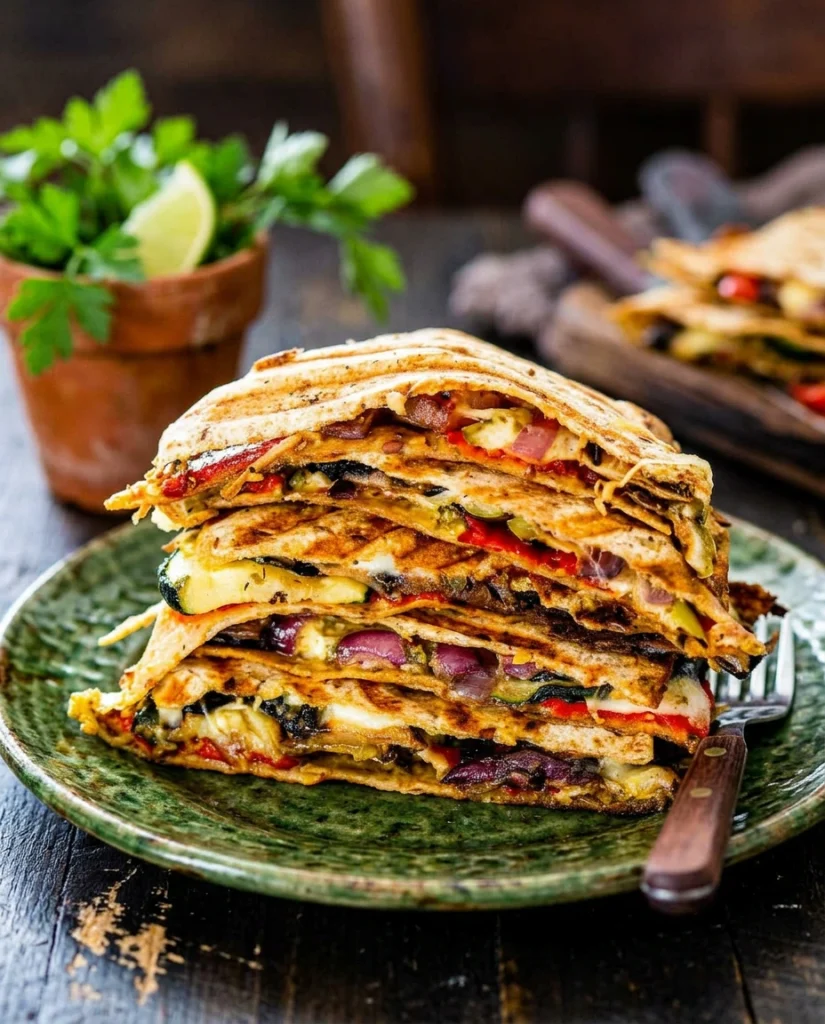 Grilled Vegetable Quesadillas