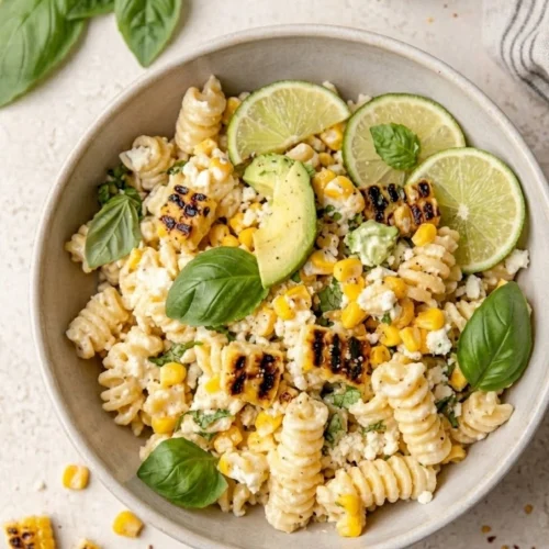 Creamy Street Corn Pasta Salad