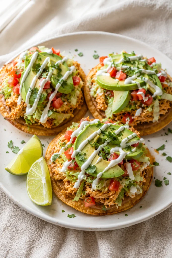 Chicken Tostadas