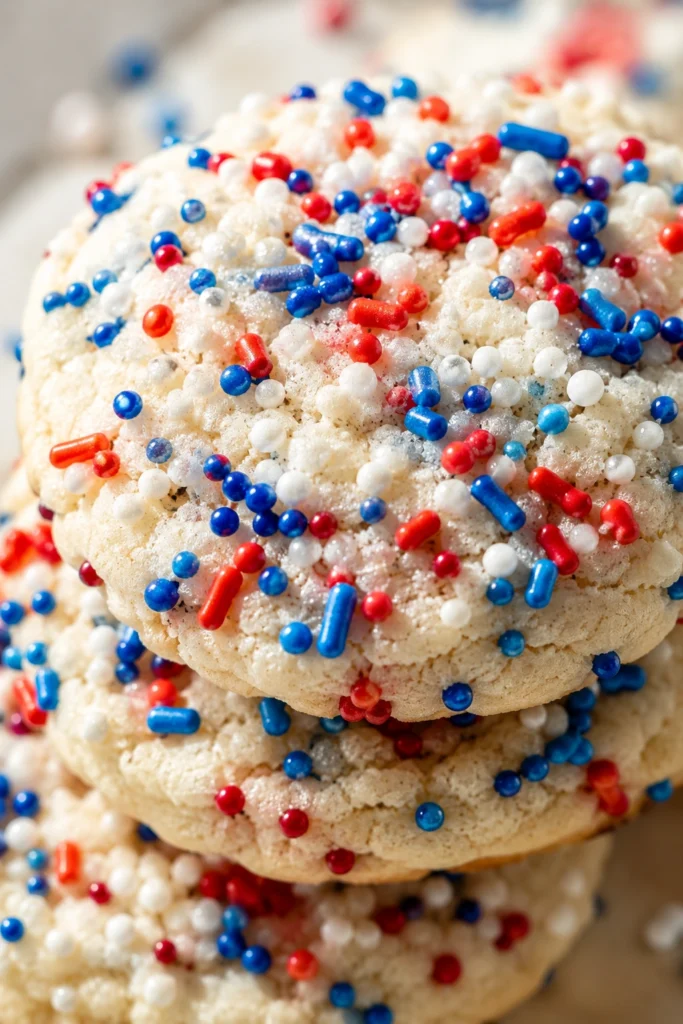 Patriotic 3-Ingredient Sugar Cookies