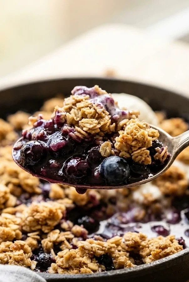 Gluten Free Blueberry Crisp