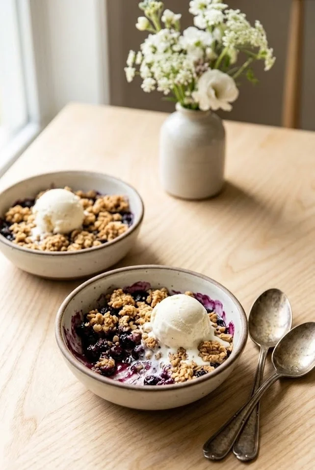Gluten Free Blueberry Crisp