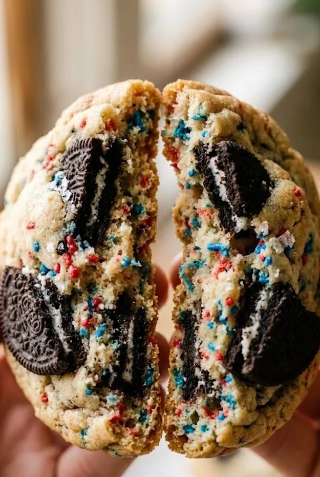 Fireworks Cookies and Cream Cookies