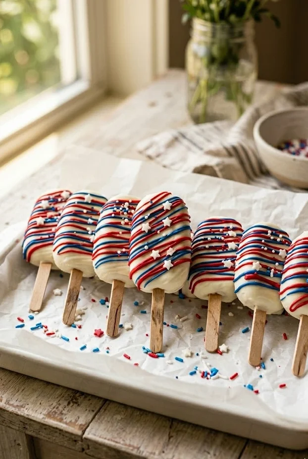 4th of July Cakesicles