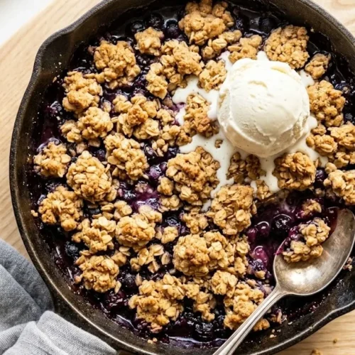 Gluten Free Blueberry Crisp