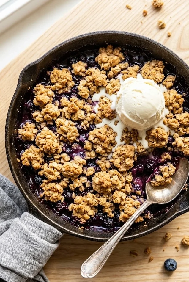 Gluten Free Blueberry Crisp