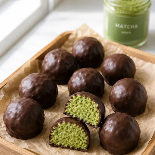 Matcha Coconut Bites