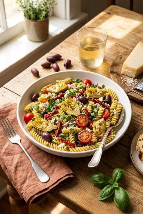 Artichoke Pasta Salad