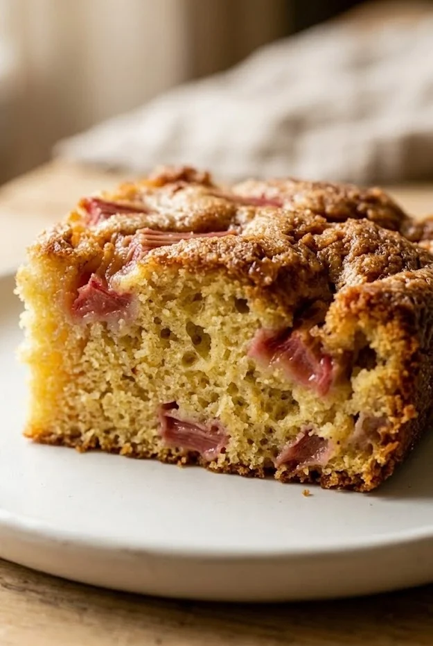 Easy Rhubarb Cake