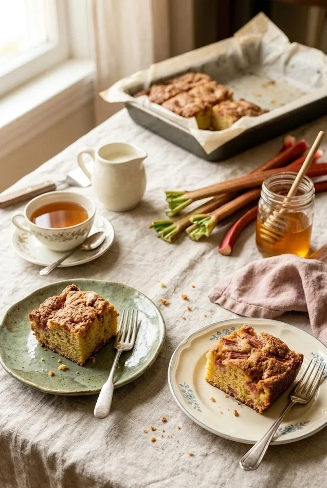 Easy Rhubarb Cake