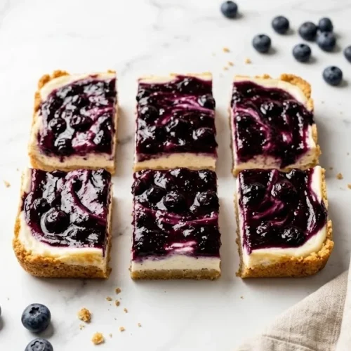 Gluten-Free Blueberry Cheesecake Bars