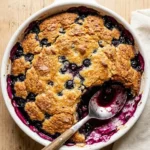 4-Ingredient Blueberry Cobbler