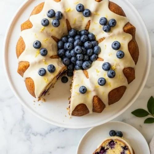 Lemon Blueberry Bundt Cake