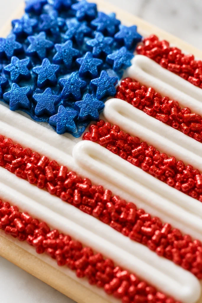 American Flag Sugar Cookies
