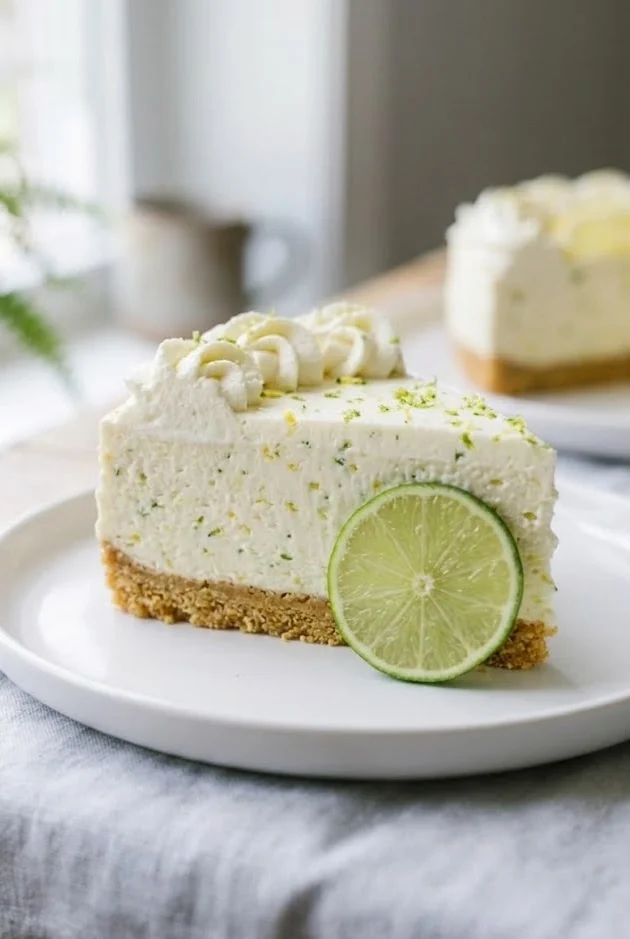 Lemon Lime No Bake Cheesecake