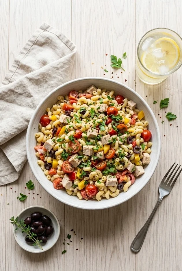 Chicken Macaroni Pasta Salad