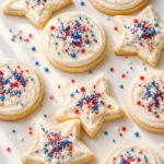 4th of July Sugar Cookies with Buttercream Frosting