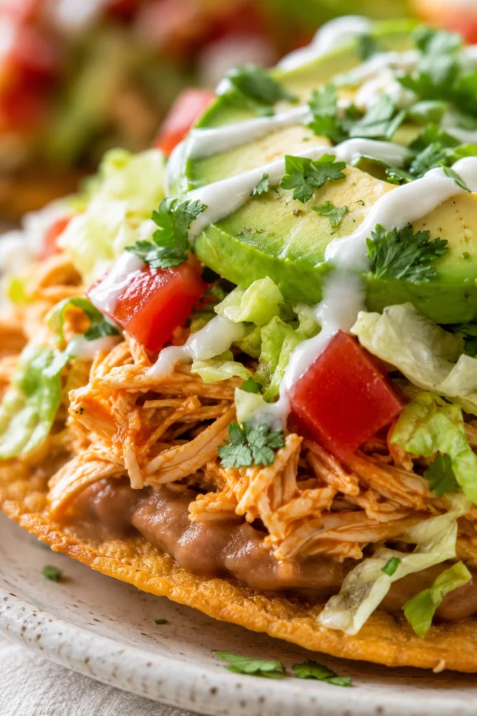 Chicken Tostadas