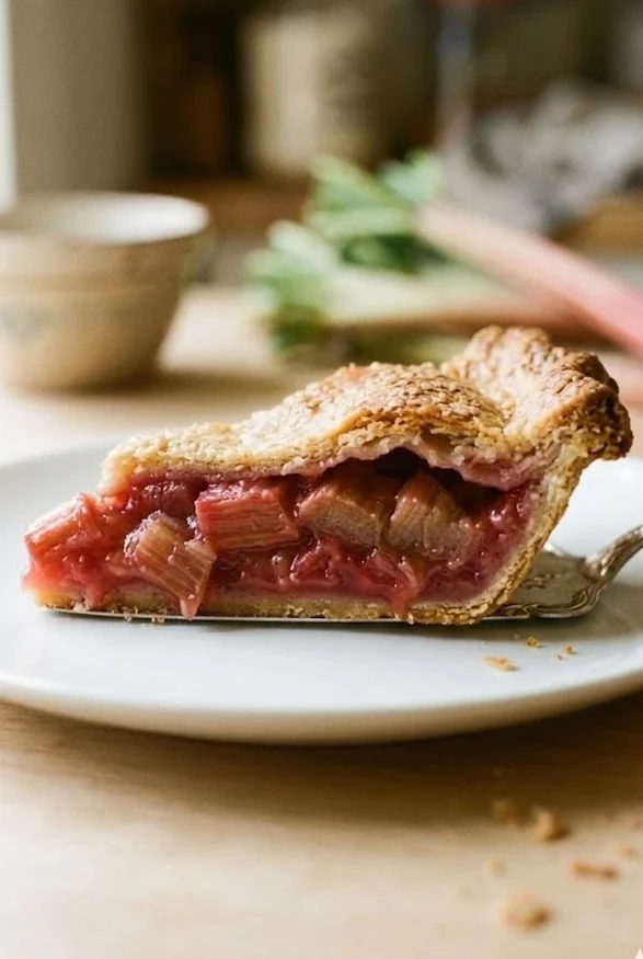 Gluten-Free Rhubarb Pie