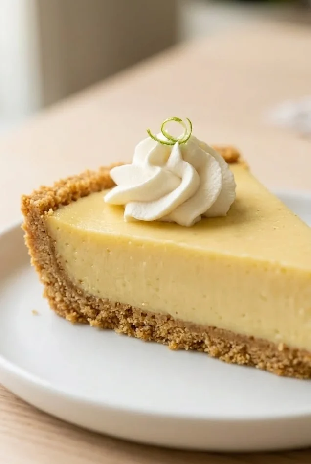 Creamy Crockpot Key Lime Pie