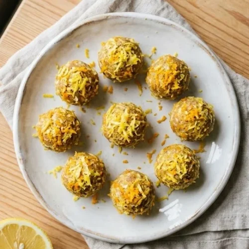 Lemon Ginger Energy Bites