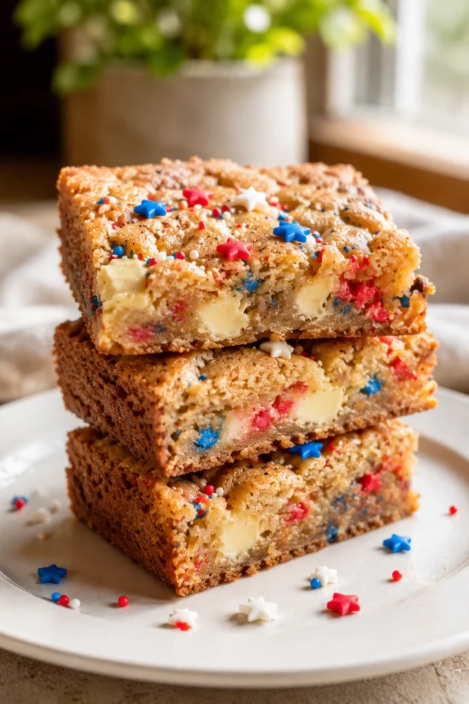 Fireworks Blondies