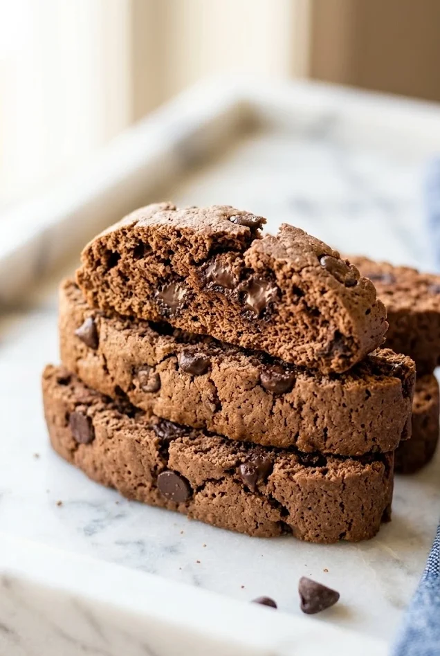 Gluten-Free Double Chocolate Biscotti