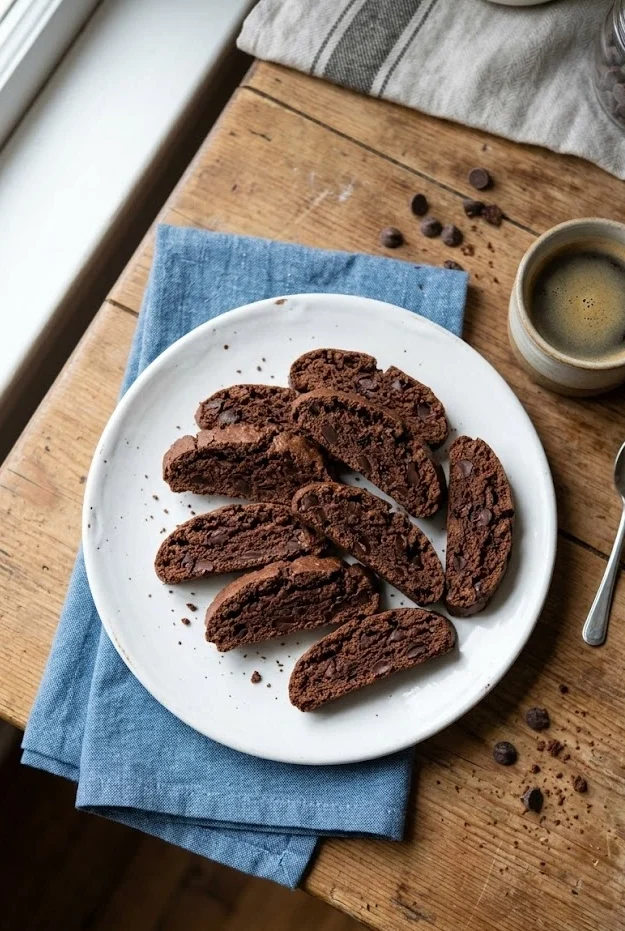 Gluten-Free Double Chocolate Biscotti