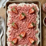 Strawberry Crunch Cake
