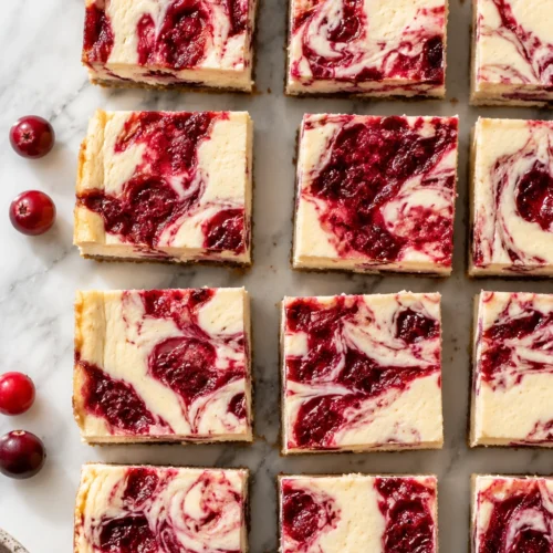 Cranberry Cheesecake Bars