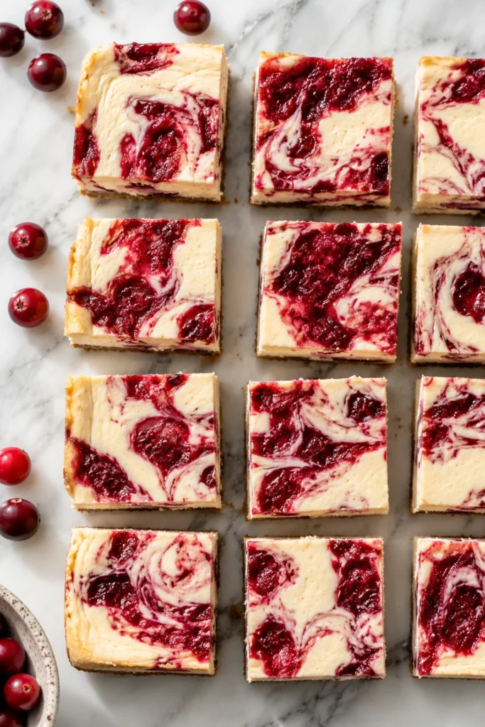 Cranberry Cheesecake Bars